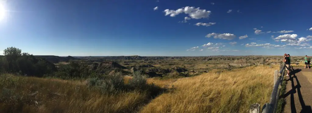Badlands National Park in South Dakota.